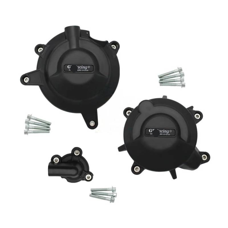 Motorrad Motorstatorabdeckung Motorrad-Motorschutzabdeckungsset Für Für Ninja 400 2018 2019 2020 2021 2022 2023 & Z400 2019–2023 von YUEDONGLAN