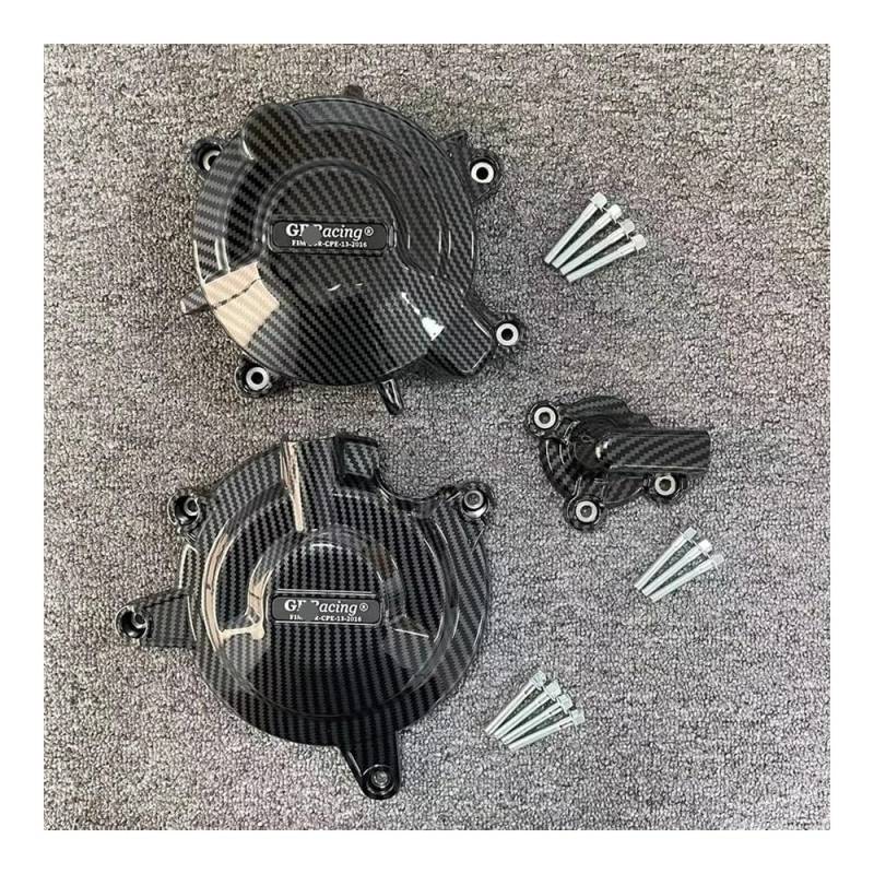 Motorrad Motorstatorabdeckung Motorräder Motor Abdeckung Schutz Fall Für Für Ninja 400 2018-2023 Z400 2019-2023 Motor Abdeckungen Protektoren von YUEDONGLAN