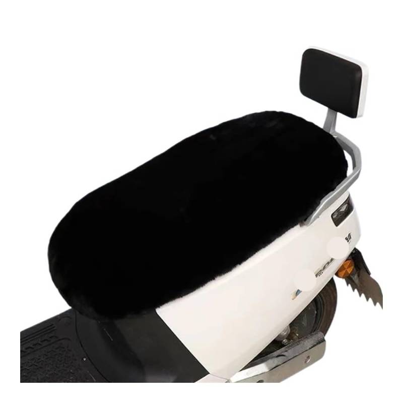 Motorrad-Rücksitzbezug S/M/L/XL Motorradsitz Staubschutzbezug Warmer Weicher Plüsch Sitzpolster Kissenbezug Winter Roller Fahrzeug Sitzbezug von YUEDONGLAN