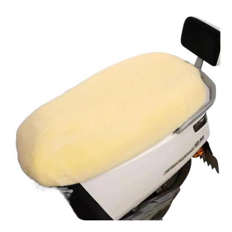 Motorrad-Rücksitzbezug S/M/L/XL Motorradsitz Staubschutzbezug Warmer Weicher Plüsch Sitzpolster Kissenbezug Winter Roller Fahrzeug Sitzbezug von YUEDONGLAN