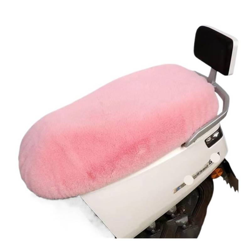 Motorrad-Rücksitzbezug S/M/L/XL Motorradsitz Staubschutzbezug Warmer Weicher Plüsch Sitzpolster Kissenbezug Winter Roller Fahrzeug Sitzbezug von YUEDONGLAN