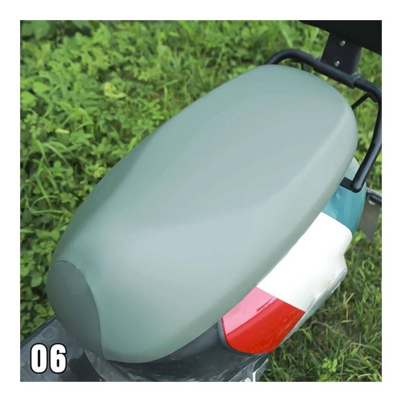 Motorrad-Rücksitzbezug Universal Motorrad Zubehör Pu Leder Sonnenschutz Motorrad Roller Sitzkissenbezug Verdickt Schützen Pad von YUEDONGLAN