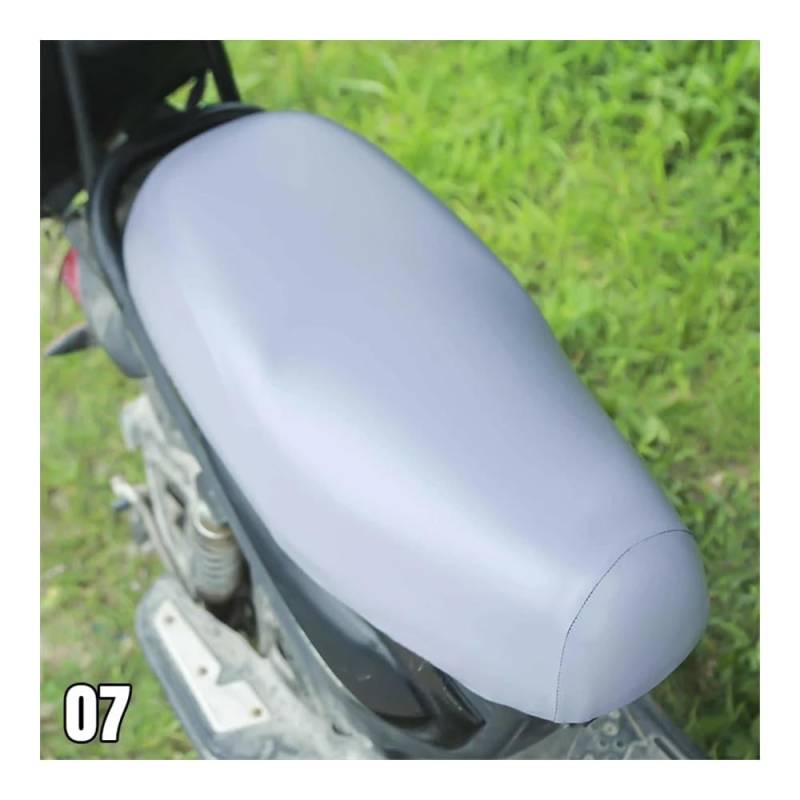 Motorrad-Rücksitzbezug Universal Motorrad Zubehör Pu Leder Sonnenschutz Motorrad Roller Sitzkissenbezug Verdickt Schützen Pad von YUEDONGLAN