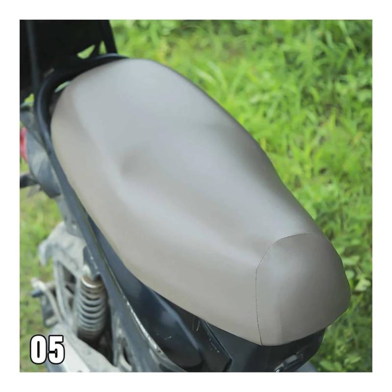 Motorrad-Rücksitzbezug Universal Motorrad Zubehör Pu Leder Sonnenschutz Motorrad Roller Sitzkissenbezug Verdickt Schützen Pad von YUEDONGLAN