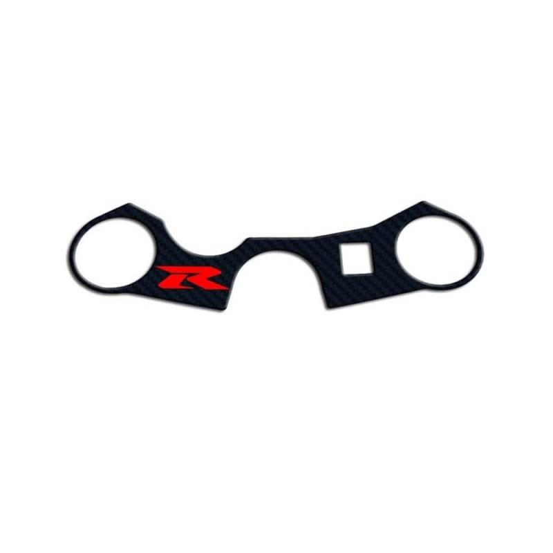 Motorrad Tankschutz Aufkleber Carbon Tankdeckel Aufkleber Tank Pad Gabel Gabelbrücke Obere Klemme Aufkleber Für GSXR GSX-R 600 750 1000 K3 K4 K5 K6 K7 K8 K9 L17 von YUEDONGLAN