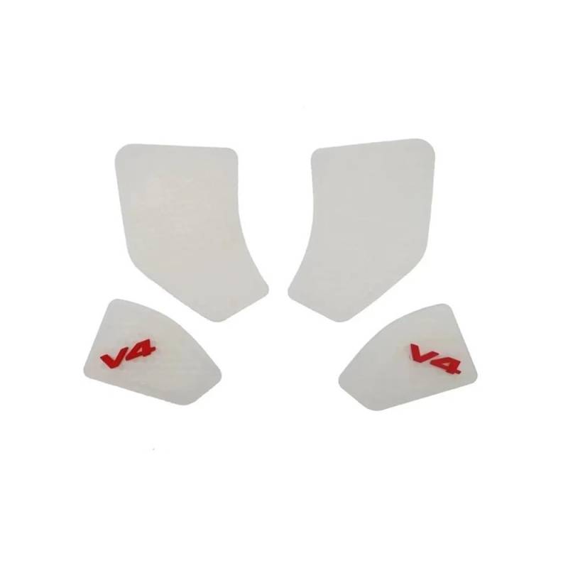 Motorrad Tankschutz Aufkleber FÜR Panigale V4 V4S Streetfighter V4 S 2018 2019 2020 2021 2022 Kraftstoff Tank Grip Pads Knie Traktion Pad Motorrad Zubehör von YUEDONGLAN