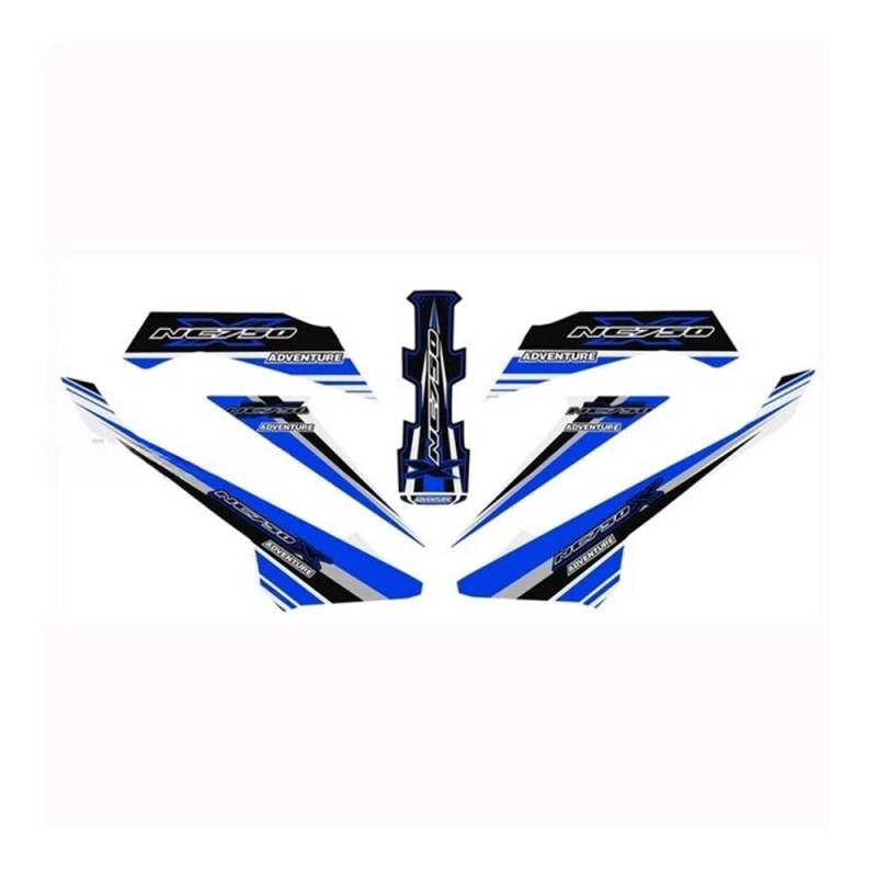 Motorrad Tankschutz Aufkleber Für NC 750X NC 750X 2018-2021 Motorrad Aufkleber Kraftstoff Tank Pad Aufkleber Schutz Fall Aufkleber Anti Scratch Tank Aufkleber von YUEDONGLAN