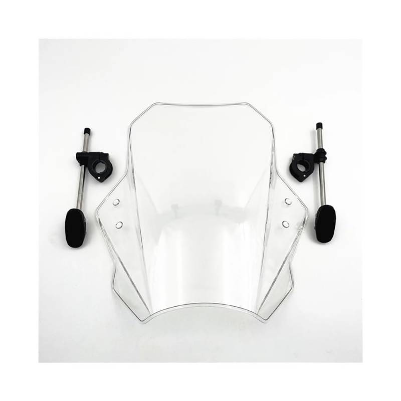 Motorräder Windschutzscheibe Für SCR 950 SCR950 Verstellbare Universal Motorrad Windschutzscheibe Windschutz Spoiler Verlängerung Windabweiser von YUEDONGLAN