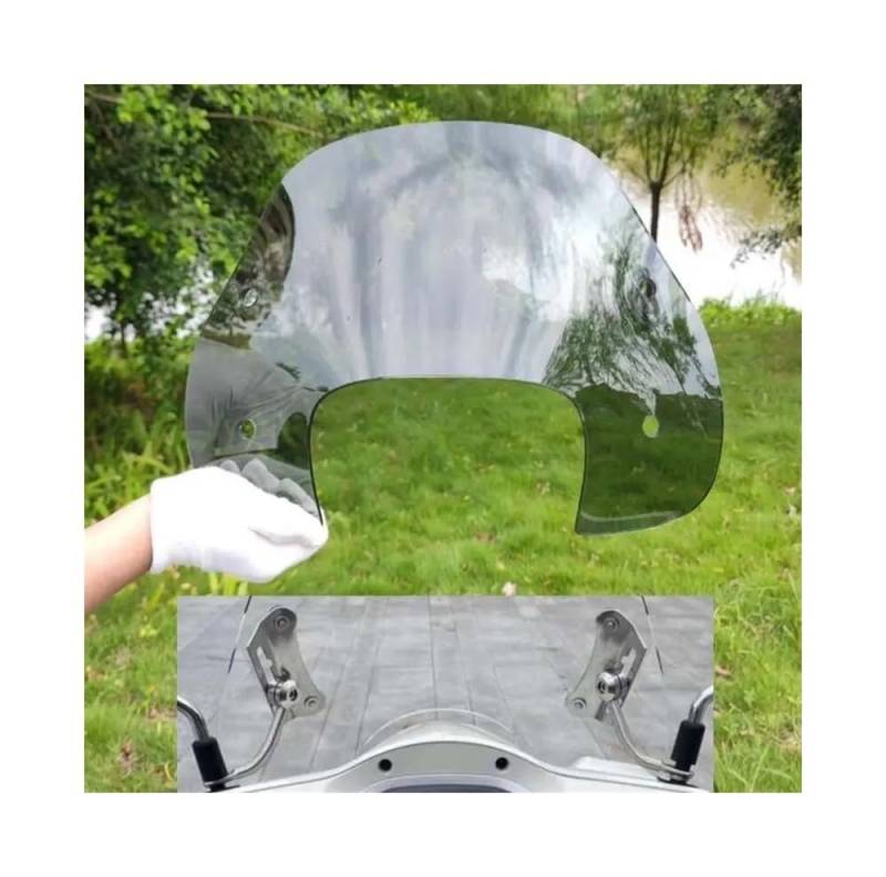 Motorräder Windschutzscheibe Motorrad Windschutzscheibe Windschutz Windabweiser Windschutz Spoiler FÜR Saluto125 Motorrad Windabweiser Windschutzscheibe von YUEDONGLAN