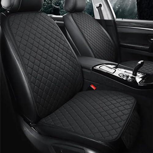 YUEGOO Sitzbezüge Auto Set für Suzuki Ignis (2016-2021), Autositzbezüge Komplettes Set Auto Sitzunterlage Anti-Rutsch Atmungsaktiv Sitzauflagen mit Rückenlehne,A/Black von YUEGOO