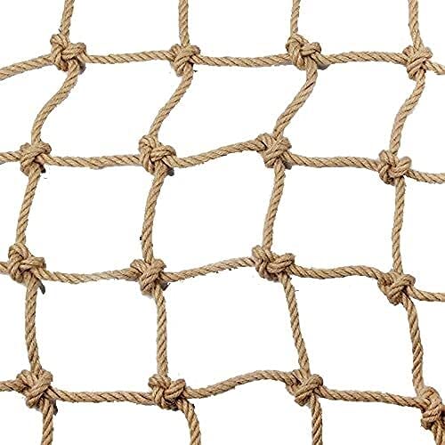 Sicherheitsseilnetz, Thick Rope Net Baby and Child Staircase Protective Net, Childrens Protective Net Balcony Safety Net Anti-Fall Netting Hemp(2Mx6M(6.5FTx19.7FT)) von YUEKOPOU