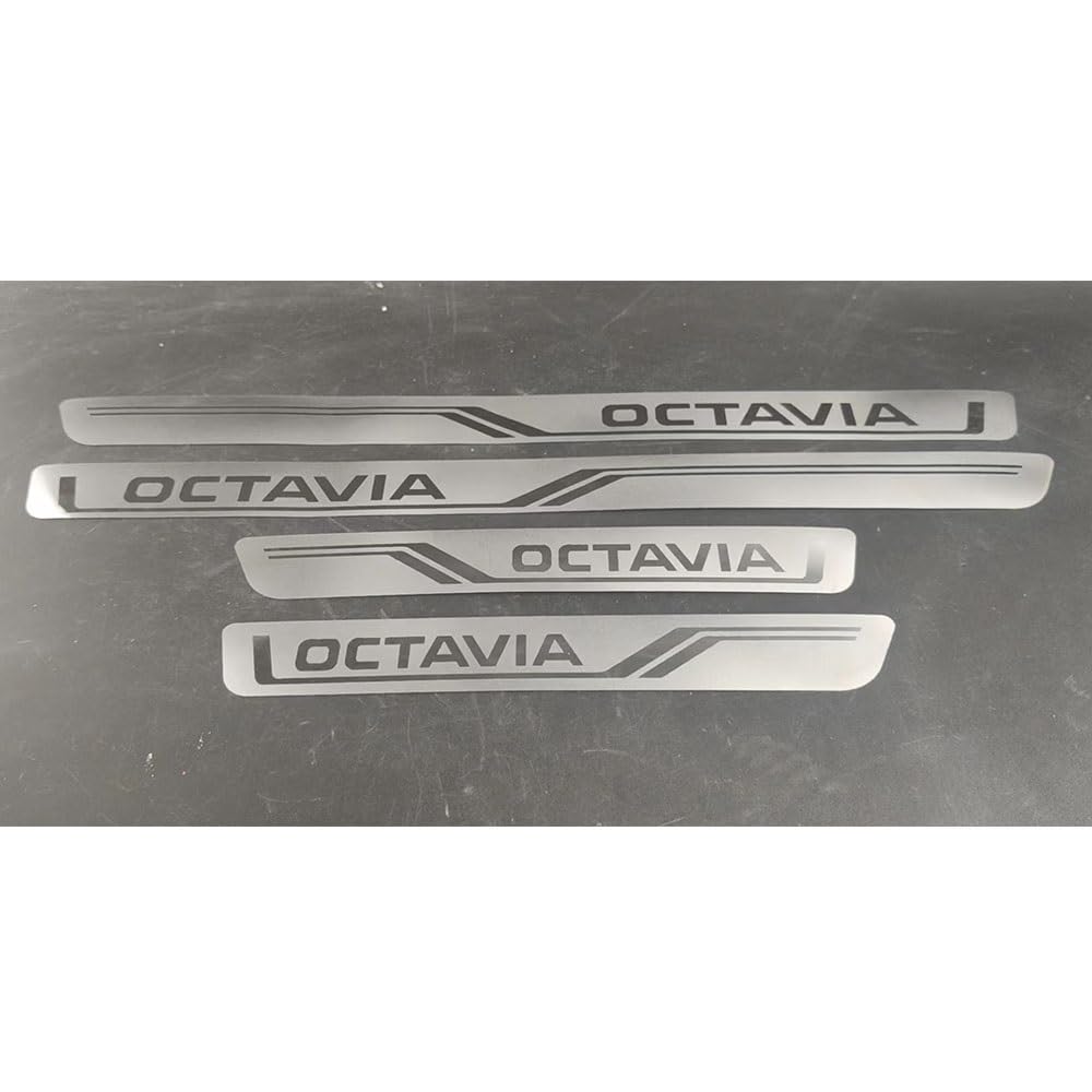 4 Stück Edelstahl Einstiegsleisten für Octavia Estate 2014-2019, Auto Türschwellen Abnutzungsplatten Schutzschwellen Türeinstiegsschutz Schutzverkleidung 4 Stück Edelstahl Einstiegsleisten für Octavia Estate 2014-2019, Auto Türschwellen Abnutzungsplatten Schutzschwellen Türeinstiegsschutz Schutzverkleidung von YUENAN2025