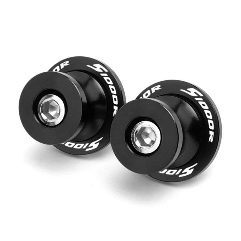 Montageständer Schwingen Für B&MW S1000R S1000RR 2009-2022 2023 S 1000 R RR Motorrad 8 MM Schwinge Ständer Schraube Schwinge Spulen Slider(S1000R Black) von YUEVABDE