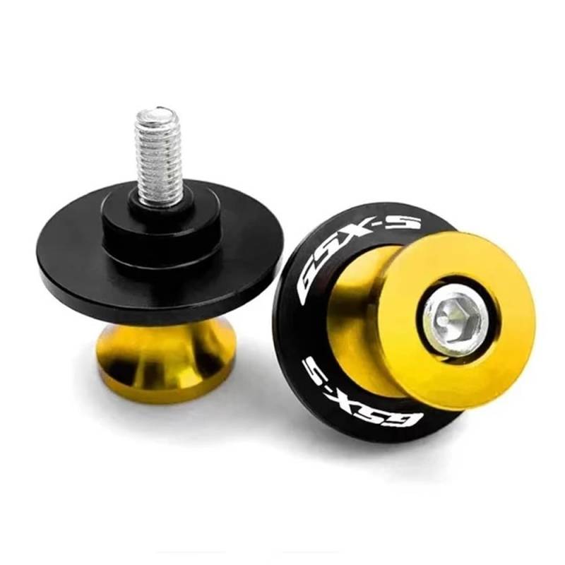 Montageständer Schwingen Für SU&ZU&KI GSX-S750 GSX-S1000 GSX-S950 GSXS 750 1000 GSX-S1000GT 2011-2024 Motorrad M8 Swington Spulen Slider-Ständerschrauben(Gold) von YUEVABDE