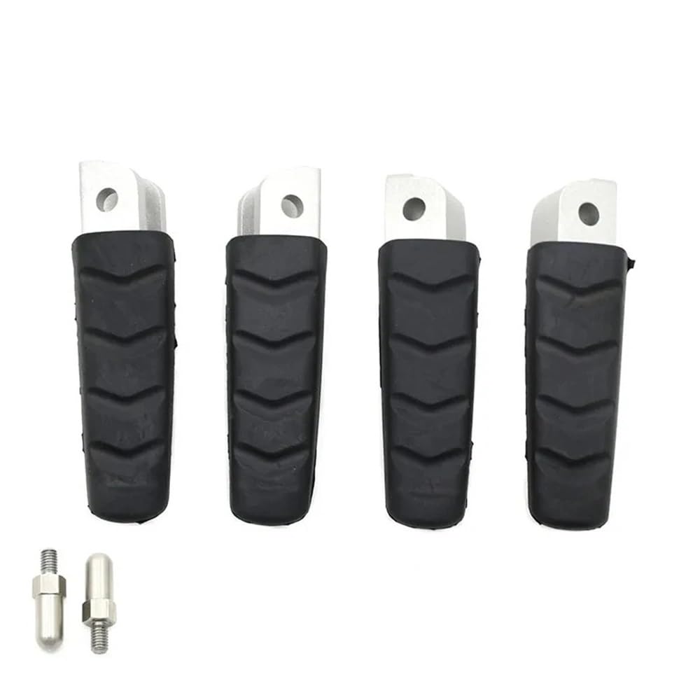 Motorrad Vorne Und Hinten Pedal Fußrasten Trittbrett Für B&MW R Nine T R9T 2014-2022 F900R F900XR 2020-2022(Front and Rear Silver) von YUEVABDE