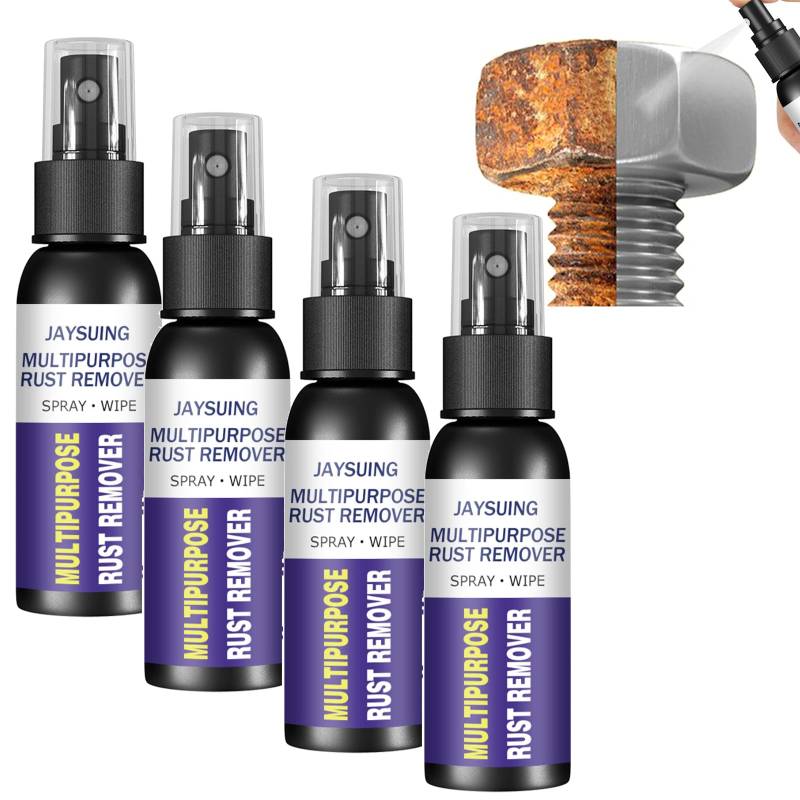 Rostentferner-Spray, Mehrzweck-Rostentferner, Rosthemmer, Entrosting-Spray, Rost-Instant-Entferner-Spray, Anti-Rost-Inhibitor-Entrosting-Spray, Autowartung, Reinigung, Rostlöser, 50 ml, 4 Stück von YUEYINGMG
