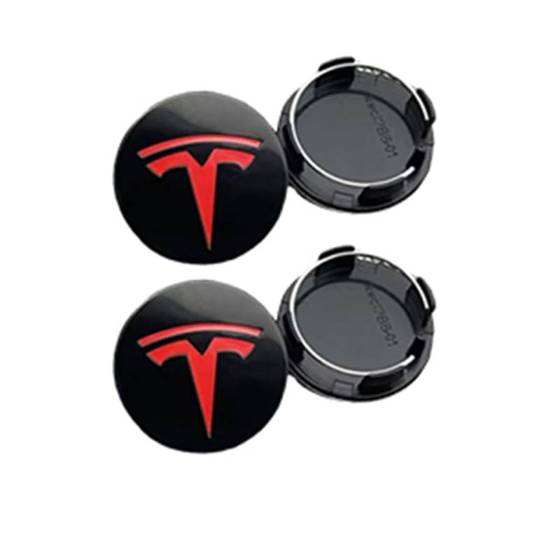 Auto-Radkappen für Tesla Model y EV Performance All-Wheel Drive 2019-2025, wasserdichte und rostfreie Radnabenkappen, Felgenstaubschutz,B von YUHGGVFG