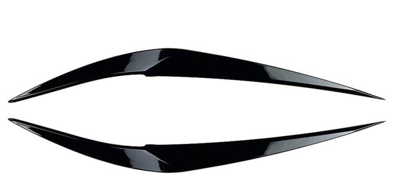 Autoscheinwerfer-Augenbrauen Auto Scheinwerfer Augenbraue Augenlid Abdeckung Dekor Trim Für X1 Für F48 2016-2020 Scheinwerfer Augenbraue Coverm von YUIBFWQ