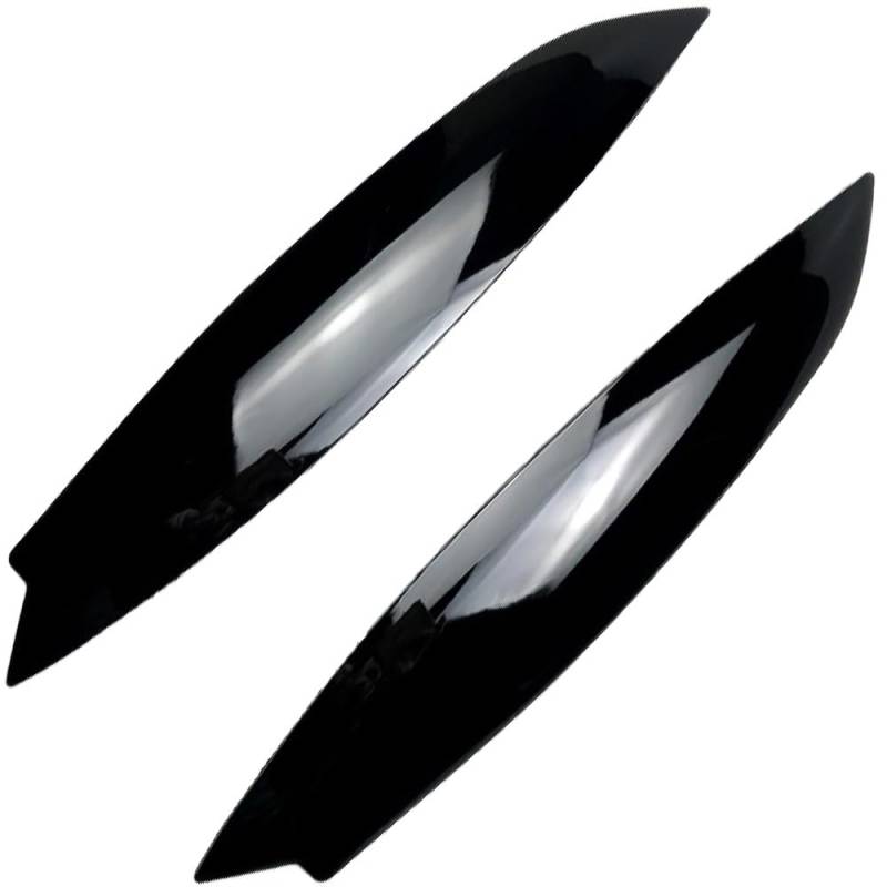 Autoscheinwerfer-Augenbrauen Auto Scheinwerfer Kopf Lampe Augenbraue Scheinwerfer Abdeckung Trim Aufkleber für Golf 5 für GTI für R32 für Mk5 2005-2007 von YUIBFWQ