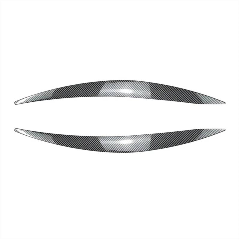 Autoscheinwerfer-Augenbrauen Auto Scheinwerfer Lampe Augenbrauen Abdeckung Trim für Ford für Focus für MK4 2019-2021 Auto Augenlider Deckel von YUIBFWQ