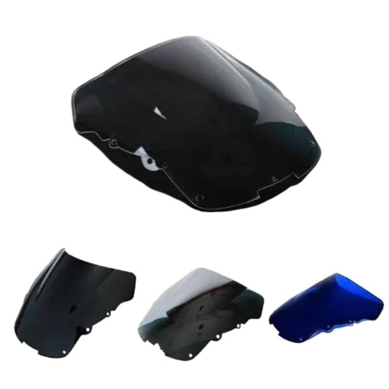 YUIBFWQ Motorrad Windabweiser Dual Bubble Motorrad-Bildschirm für CBR1100XX CBR 1100 XX 96-07 von YUIBFWQ