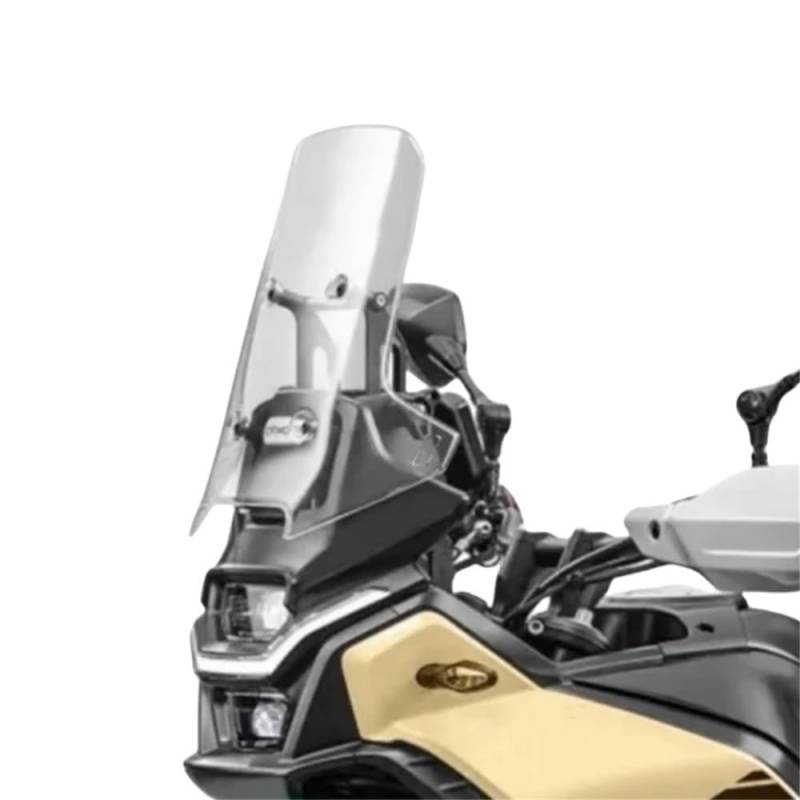 YUIBFWQ Motorrad Windabweiser Für 450MT MT450 Windschutzscheibe Frontscheibe Windschutzscheibe Angehoben Windschutzscheibe Zubehör von YUIBFWQ