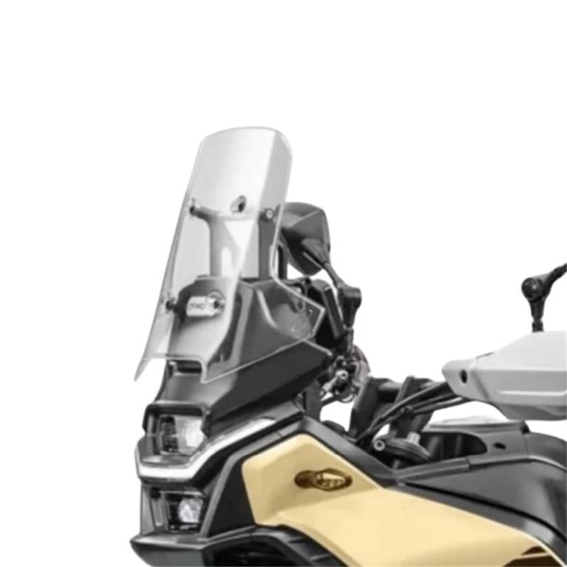 YUIBFWQ Motorrad Windabweiser Für 450MT MT450 Windschutzscheibe Frontscheibe Windschutzscheibe Angehoben Windschutzscheibe Zubehör von YUIBFWQ