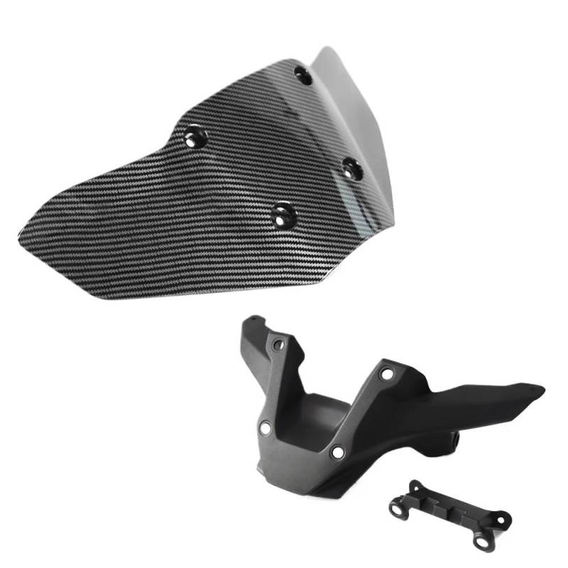 YUIBFWQ Motorrad Windabweiser Für MT09 SP 2024 Motorrad Zubehör Windschutzscheibe Windschutz Visier Windschutz Deflektor Kit von YUIBFWQ