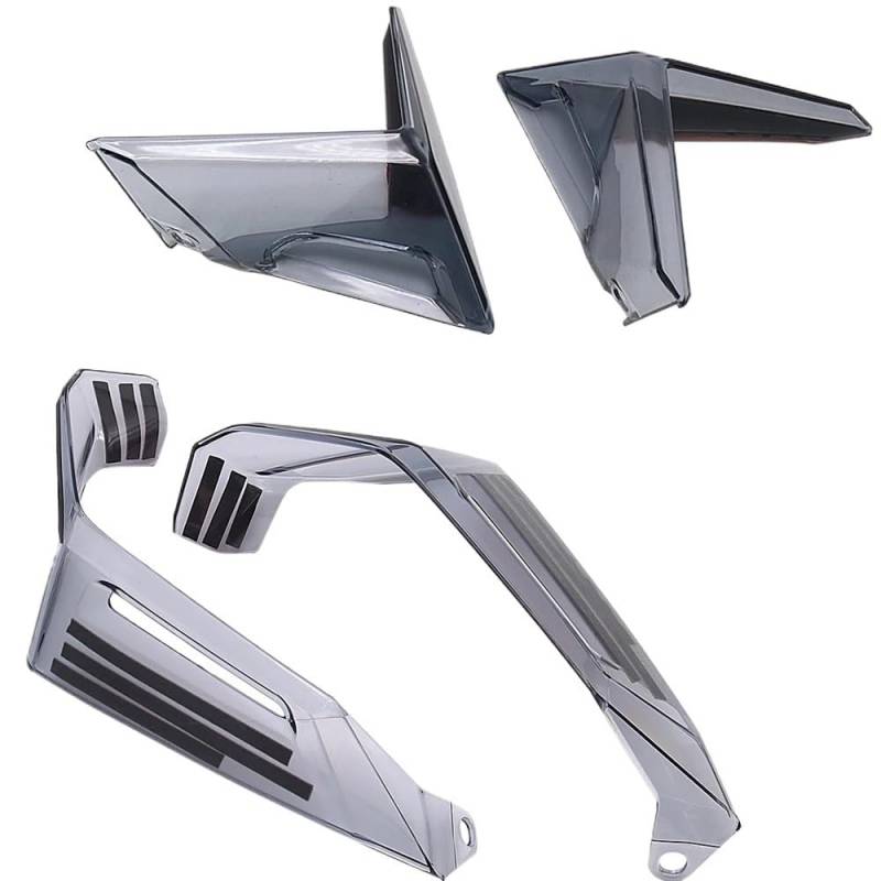 YUIBFWQ Motorrad Windabweiser Motorrad Air Deflektor Kit Schwarz Fit Für Forza 750 2021 2022 Spoiler Hinzufügen-auf Spoiler Seite von YUIBFWQ