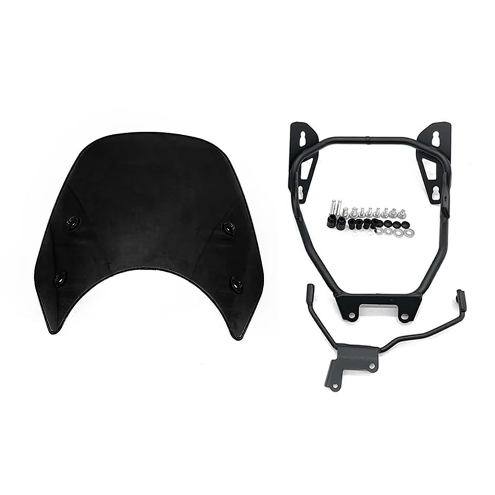 YUIBFWQ Motorrad Windabweiser Motorrad-Frontscheibe Windschutzscheibe Fly Screen Schild Windabweiser Halterung Halter für GB350S 2023-2024 YUIBFWQ Motorrad Windabweiser Motorrad-Frontscheibe Windschutzscheibe Fly Screen Schild Windabweiser Halterung Halter für GB350S 2023-2024 von YUIBFWQ