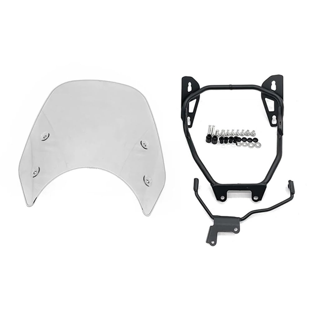YUIBFWQ Motorrad Windabweiser Motorrad-Frontscheibe Windschutzscheibe Fly Screen Schild Windabweiser Halterung Halter für GB350S 2023-2024 YUIBFWQ Motorrad Windabweiser Motorrad-Frontscheibe Windschutzscheibe Fly Screen Schild Windabweiser Halterung Halter für GB350S 2023-2024 von YUIBFWQ