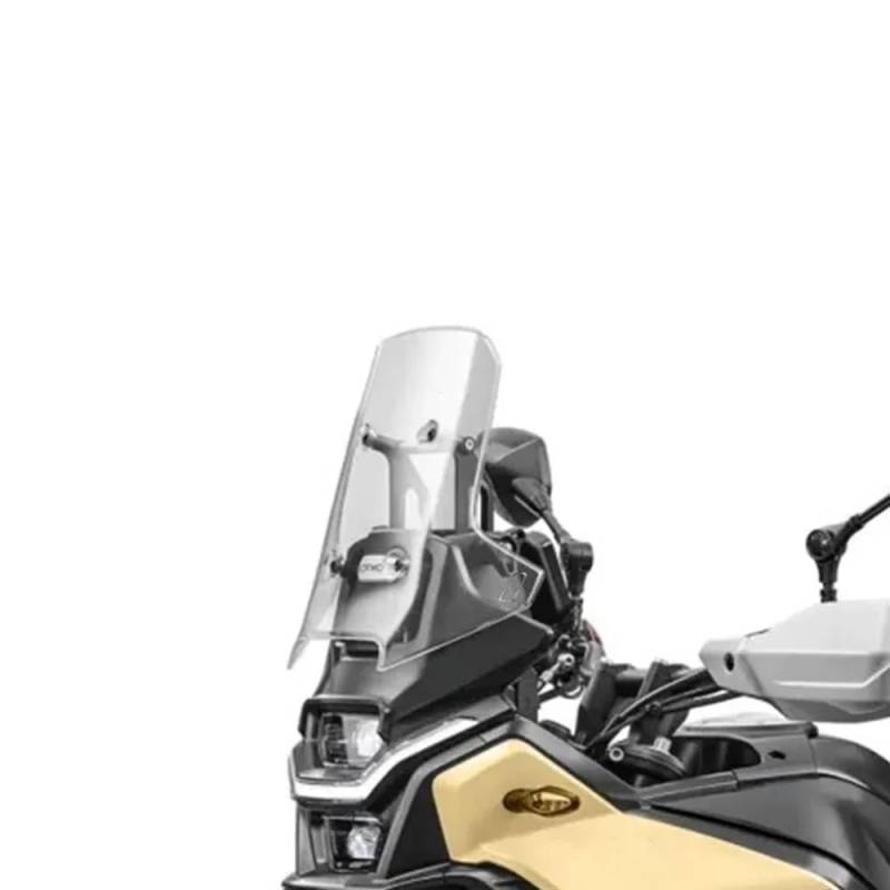 YUIBFWQ Motorrad Windabweiser Motorrad Höhe Windschutzscheibe Für 450MT MT450 Frontscheibe Für 450 MT Spoiler Windschutzscheibe von YUIBFWQ