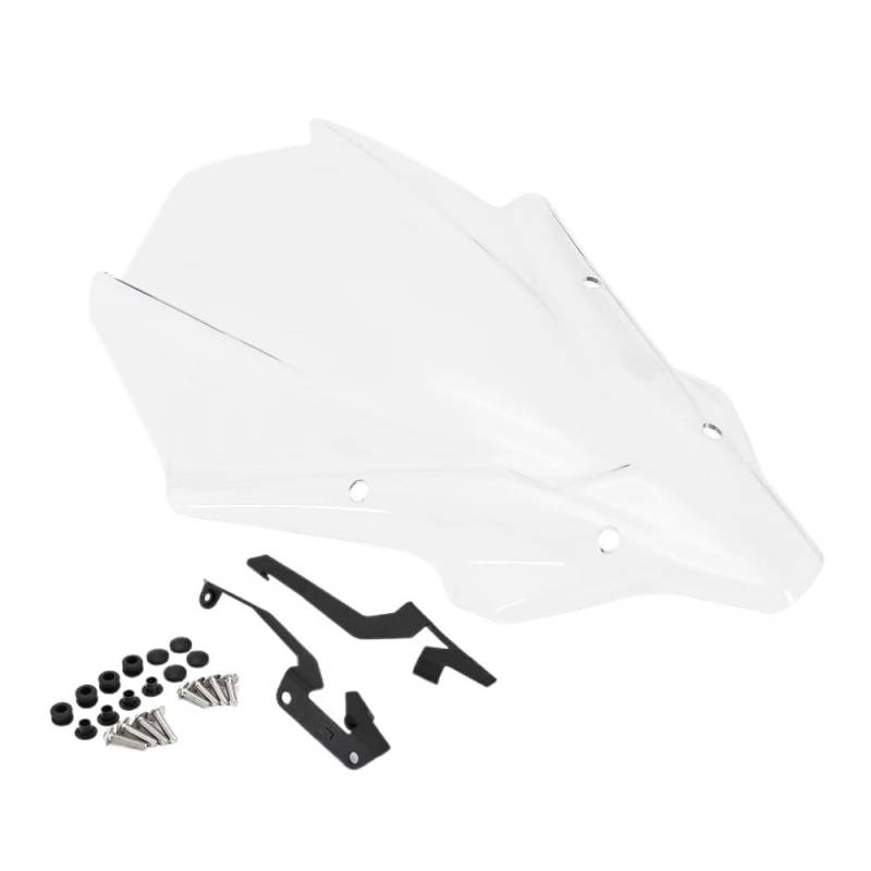 YUIBFWQ Motorrad Windabweiser Motorrad Windschutzscheibe Windschutzscheibe Verkleidung Deflektor Abdeckung Windabweiser Visier Für MT07 2021 von YUIBFWQ