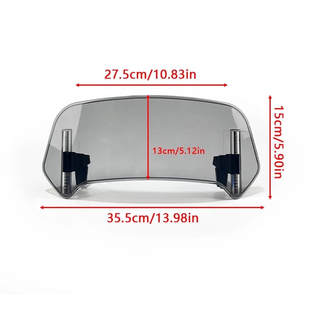 YUIBFWQ Motorrad Windabweiser Motorrad Windschutzscheibenverlängerung Spoiler Windschutzscheibe Luftabweiser Passend für XADV 750 XL 650 600 700 1000 YUIBFWQ Motorrad Windabweiser Motorrad Windschutzscheibenverlängerung Spoiler Windschutzscheibe Luftabweiser Passend für XADV 750 XL 650 600 700 1000 von YUIBFWQ