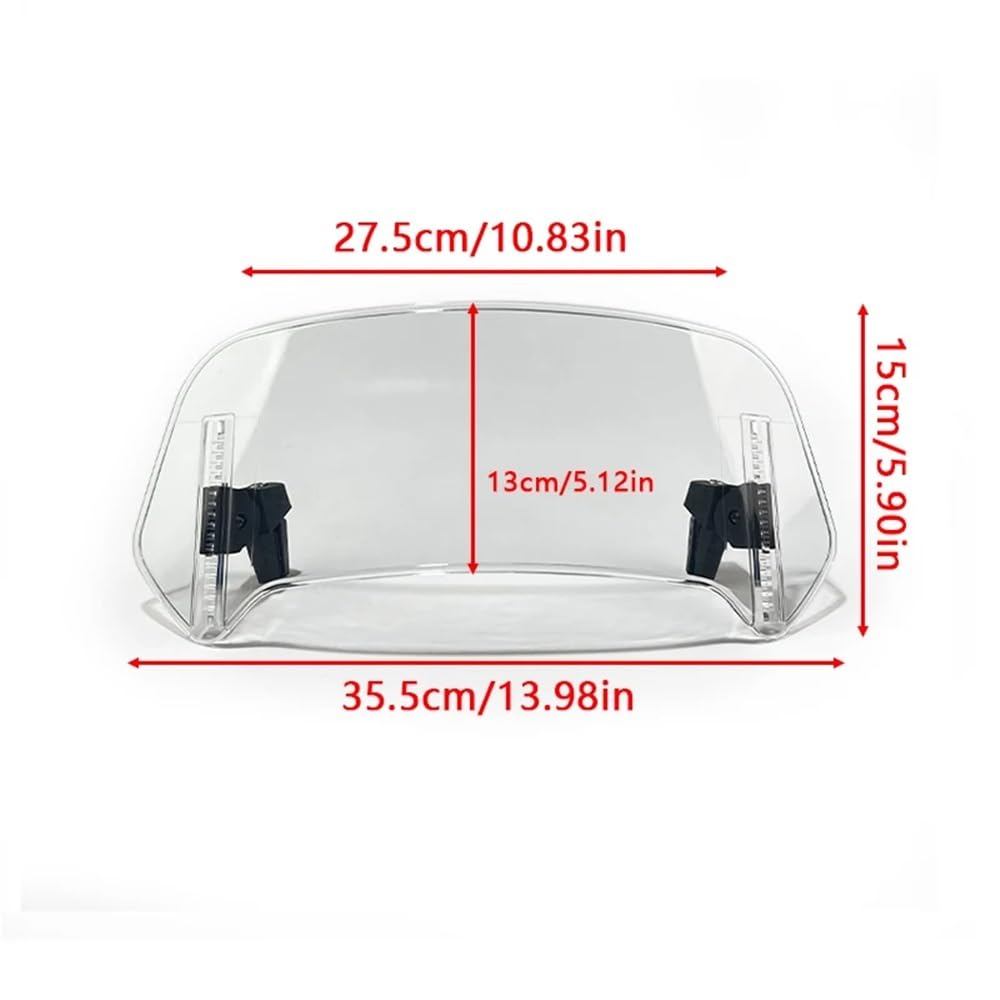 YUIBFWQ Motorrad Windabweiser Motorrad Windschutzscheibenverlängerung Spoiler Windschutzscheibe Luftabweiser Passend für XADV 750 XL 650 600 700 1000 YUIBFWQ Motorrad Windabweiser Motorrad Windschutzscheibenverlängerung Spoiler Windschutzscheibe Luftabweiser Passend für XADV 750 XL 650 600 700 1000 von YUIBFWQ