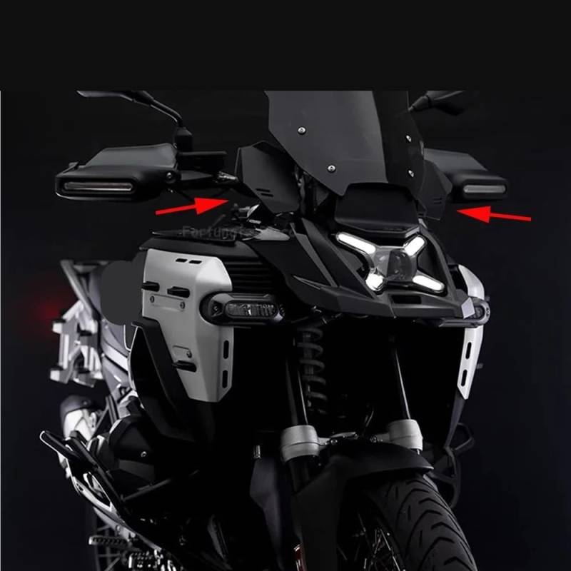 YUIBFWQ Motorrad Windabweiser Zubehör Seite Wind Deflektor Spoiler Windschutzscheibe Für R1300GSA Windschutzscheibe Bilateralen Air Deflektoren von YUIBFWQ
