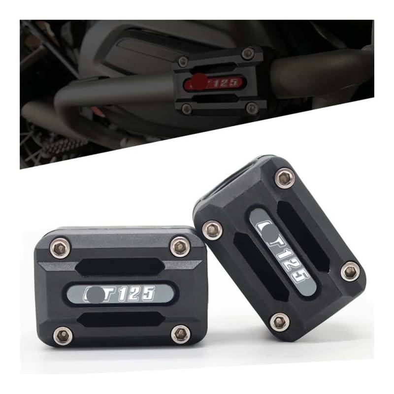 YUIBFWQ Motorschutz Stoßstange Für CT125 Für Hunter 2020 2021 22/25/28mm Motorrad Motor Crash Bar Schutz Stoßstange Wache Block Crash Bar Schutz Block von YUIBFWQ
