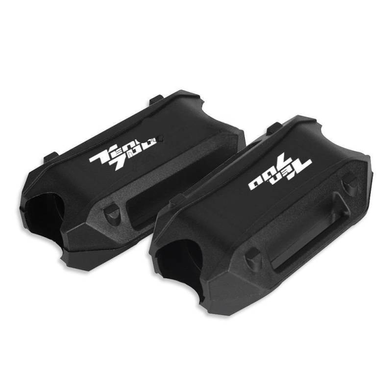 YUIBFWQ Motorschutz Stoßstange Motorrad Stoßstange Motor Schutz 25MM Schutz Block Crash bar Für Für Tenere 700 T7 von YUIBFWQ