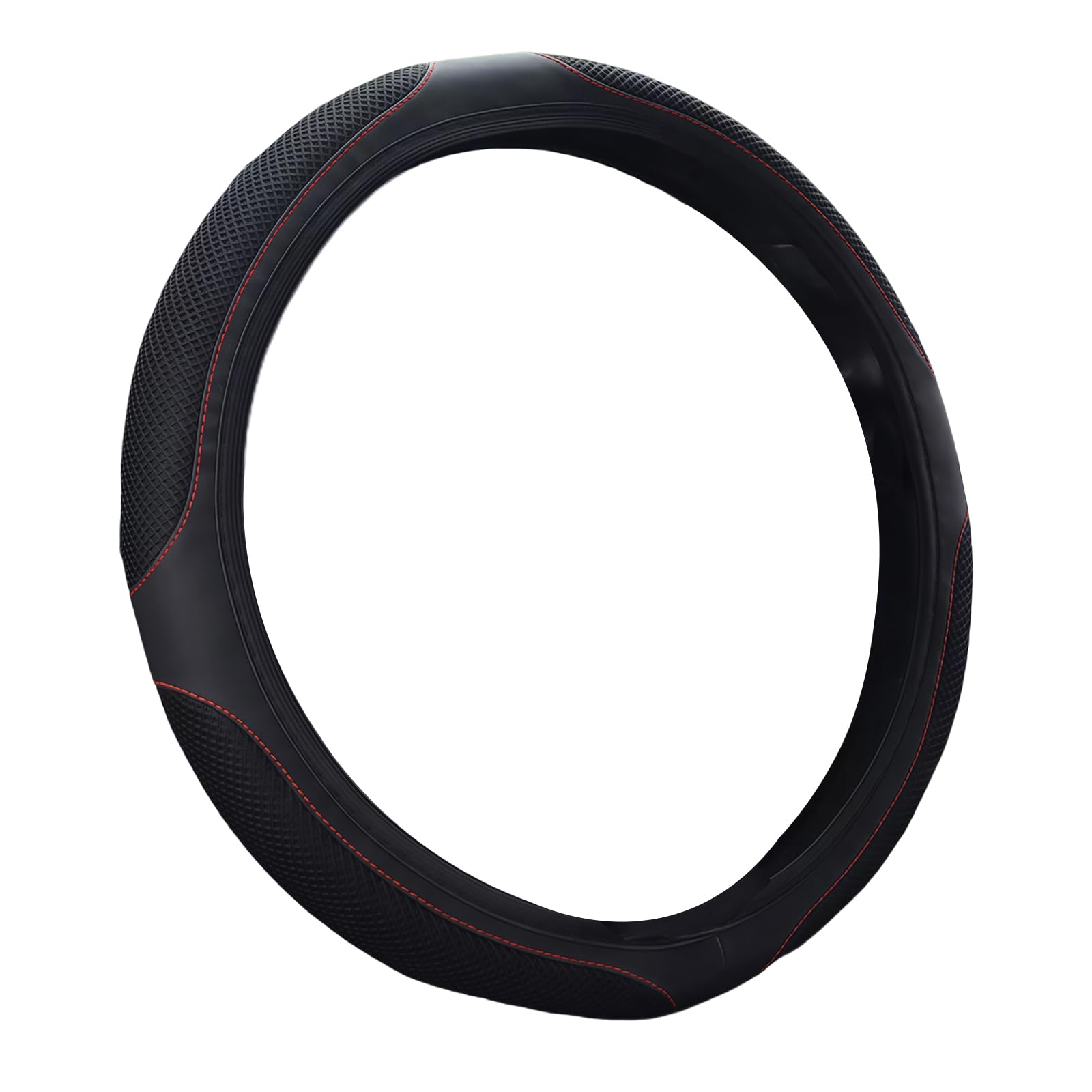 Lenkradbezug Leder Mesh Auto Lenkradbezug Universal Anti Rutsch Atmungsaktiv Verschleißfest Elastizität Steering Wheel Cover Lenkradhülle Schwarz 37-38cm Lenkrad Bezug Lenkradbezug Leder Mesh Auto Lenkradbezug Universal Anti Rutsch Atmungsaktiv Verschleißfest Elastizität Steering Wheel Cover Lenkradhülle Schwarz 37-38cm Lenkrad Bezug von YUJINGTING