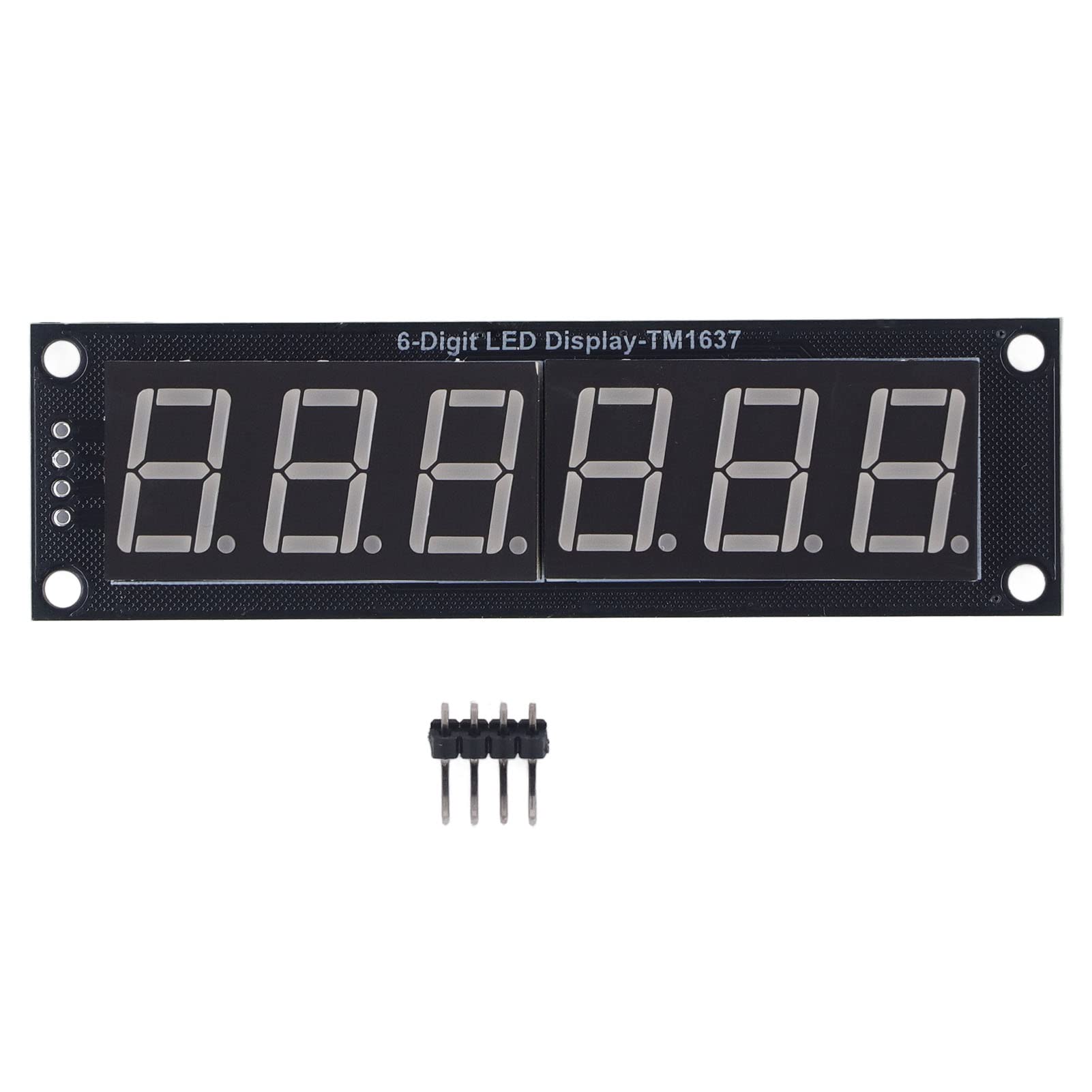 0,56in 6 Ziffern 7 Segmentanzeigemodul TM1637 Treiber LED Digitalrohrmodul 5V 2Pin IO 0,56in 6 Ziffern 7 Segmentanzeigemodul TM1637 Treiber LED Digitalrohrmodul 5V 2Pin IO von YUKOFE