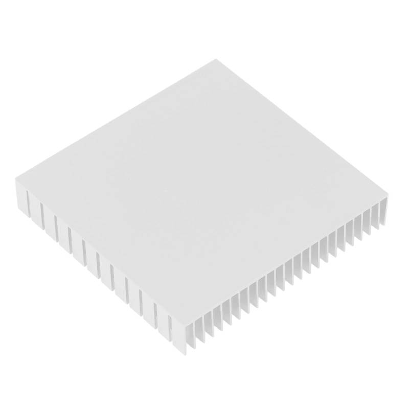 Aluminium -Kühlkühler mit hoher Leistung CPU -Kühlkühler 120x120x20 mm Motherboard (White) von YUKOFE