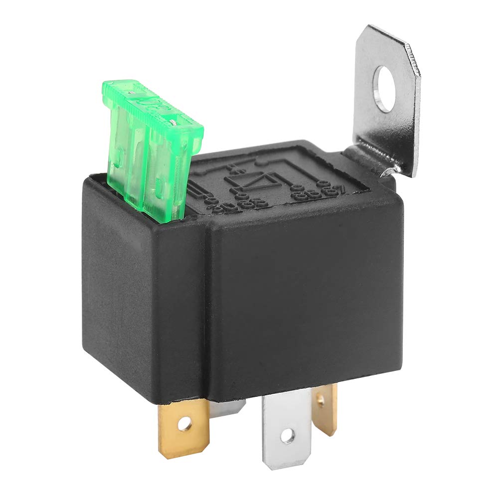 Schwarzes 4-poliges DC 12 V 30 A Auto-Schließer-S/D-Relais Ein/Aus mit Halterung Schwarzes 4-poliges DC 12 V 30 A Auto-Schließer-S/D-Relais Ein/Aus mit Halterung von YUKOFE