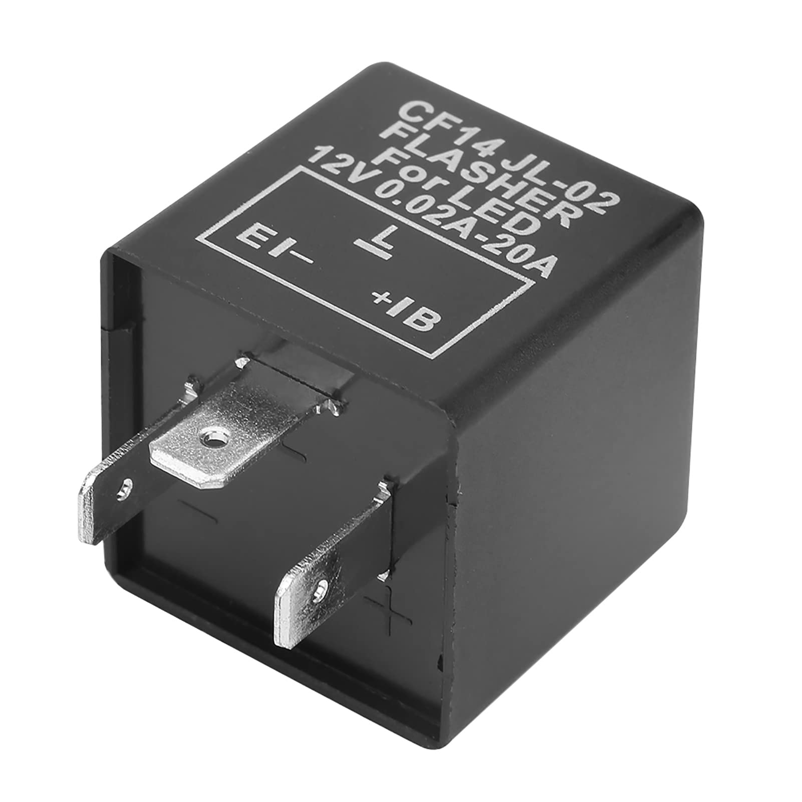 YUKOFE LED-Flasher-Blitz relais CF14 JL-02 3-Pin-Blinklicht, 12V YUKOFE LED-Flasher-Blitz relais CF14 JL-02 3-Pin-Blinklicht, 12V von YUKOFE