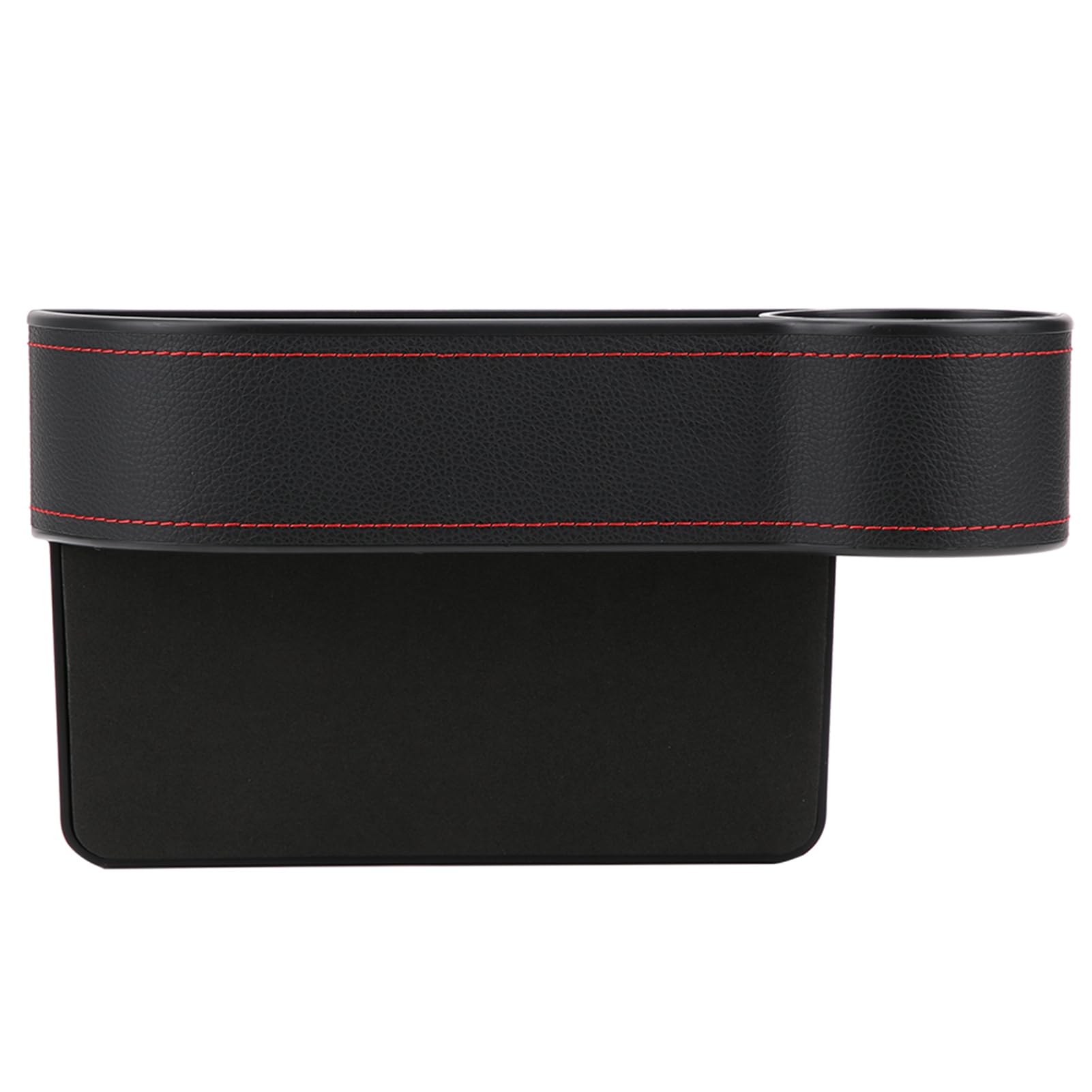 YULEESIYIP Autositze Aufbewahrungsbox Organizer Multifunktionales Automobilzubehör schwarzes PU+ABS -Material (Schwarzer Mitfahrer) von YULEESIYIP