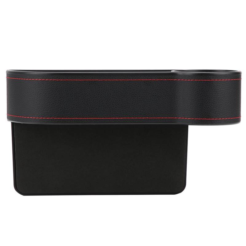 YULEESIYIP Autositze Aufbewahrungsbox Organizer Multifunktionales Automobilzubehör schwarzes PU+ABS -Material (Schwarzer Mitfahrer) von YULEESIYIP