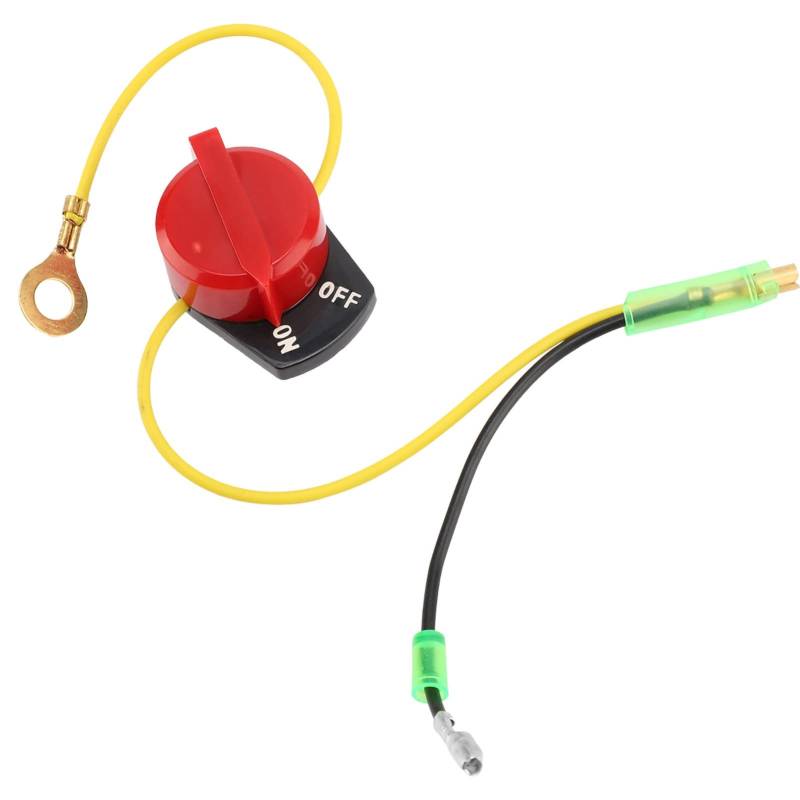 YULEESIYIP Motor EIN Off -Stop -Schalter für GX110 GX120 GX160 GX200 GX240 GX270 GX340 GX390 Motorrad -Premium -Qualität rot Schwarz Easy Installation von YULEESIYIP