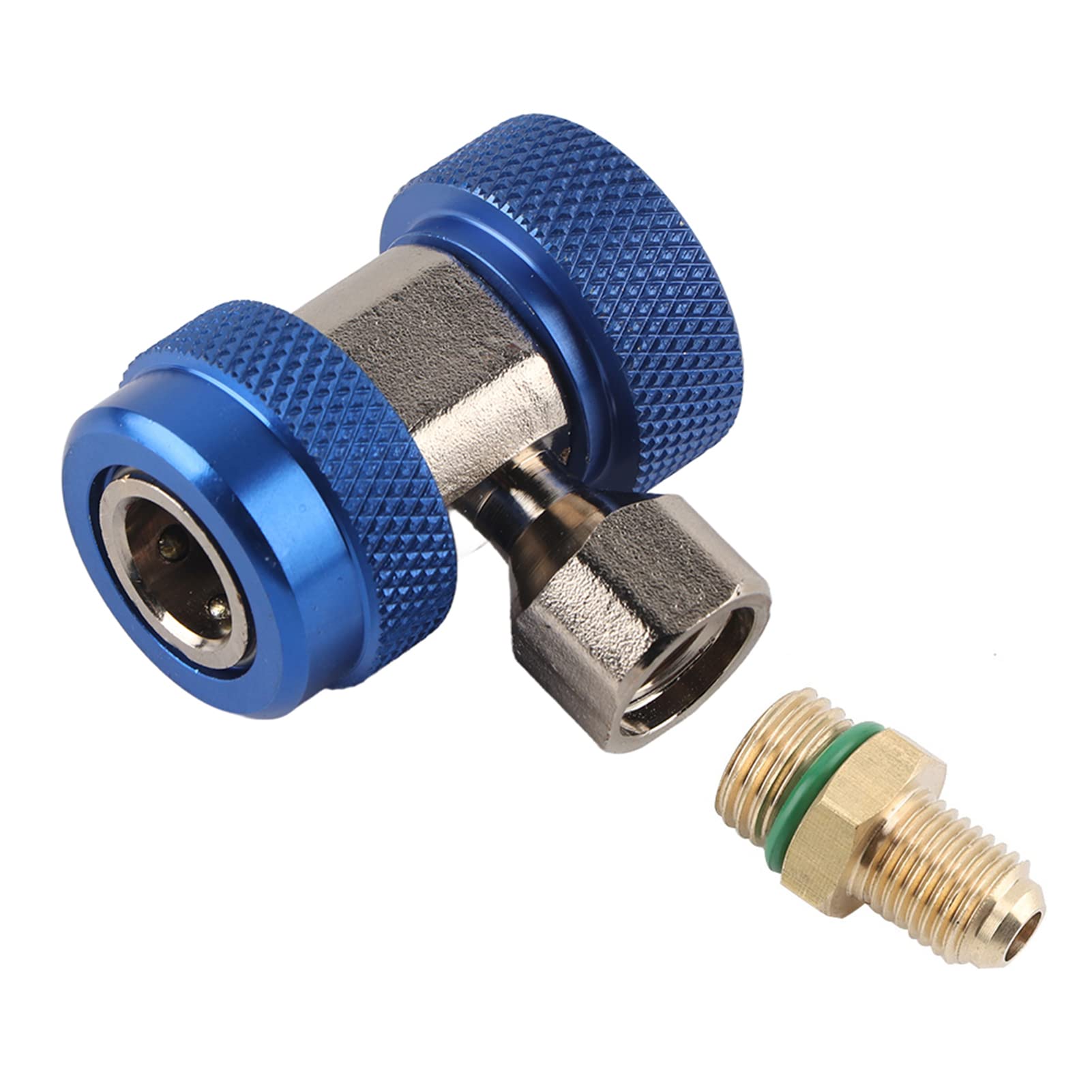 YULEESIYIP R134 a/c niedrig hohe Schnellanschluss -Koppler -Adapter -Extraktorventilkern für Auto Fügen Sie Fluor hinzu (Blauer Niederdruck) von YULEESIYIP