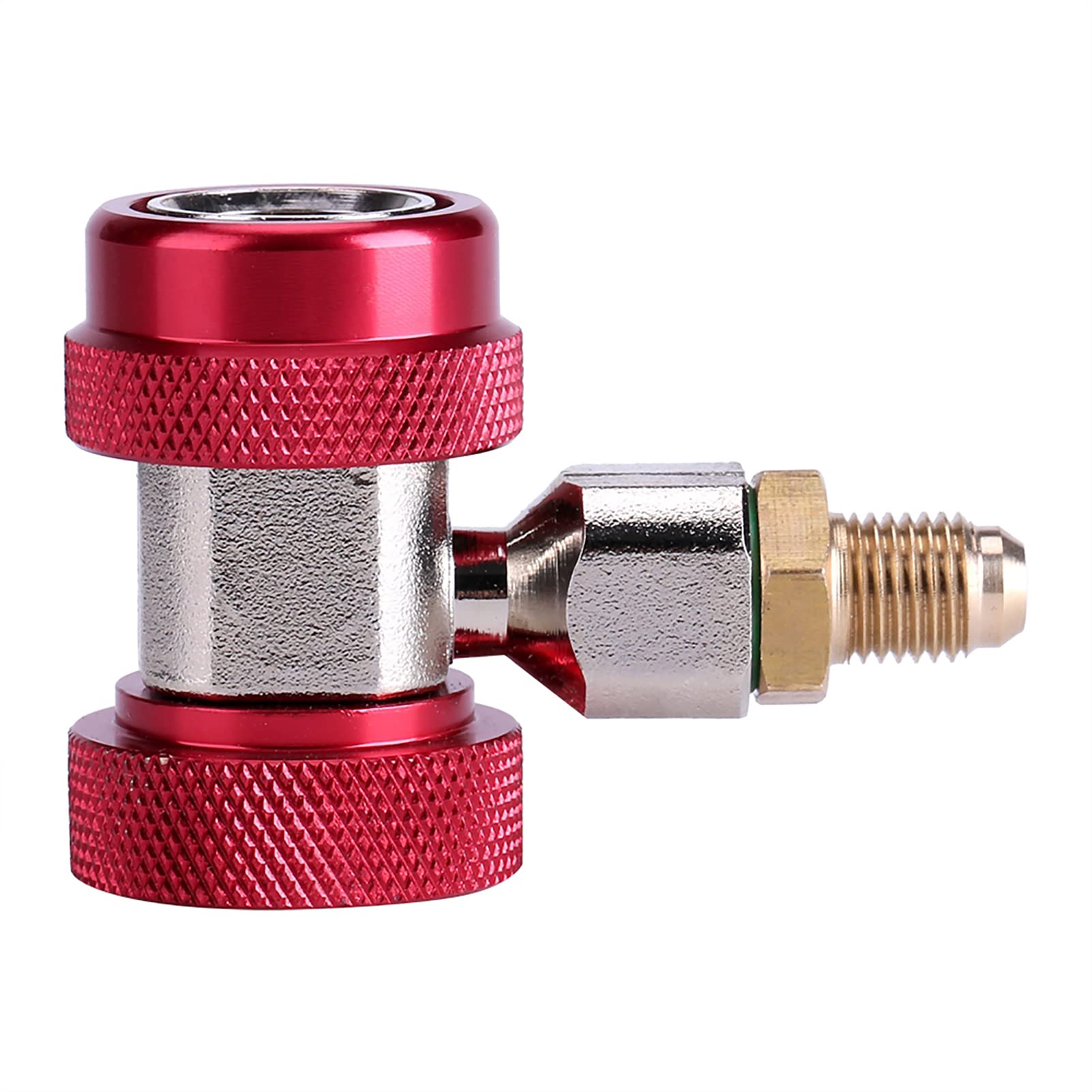 YULEESIYIP R134 a/c niedrig hohe Schnellanschluss -Koppler -Adapter -Extraktorventilkern für Auto Fügen Sie Fluor hinzu (Roter hoher Druck) von YULEESIYIP