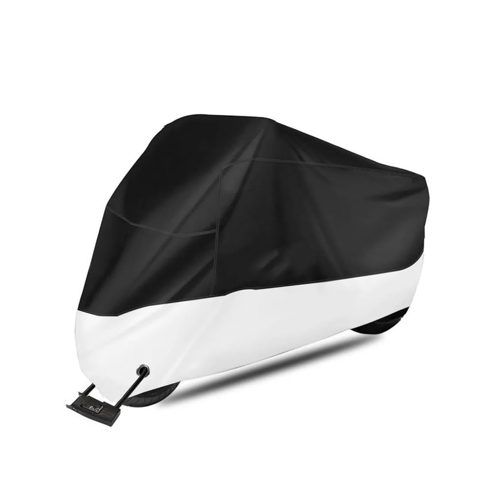 Motorrad Abdeckplane Motorradabdeckung Schutz Staubdicht Schneefest Im Freien Alle Jahre Motorrad Wasserdicht Für Trid&ent 660 2021 2022 2023(Silver,3XL for 220cm) von YULEGUDI