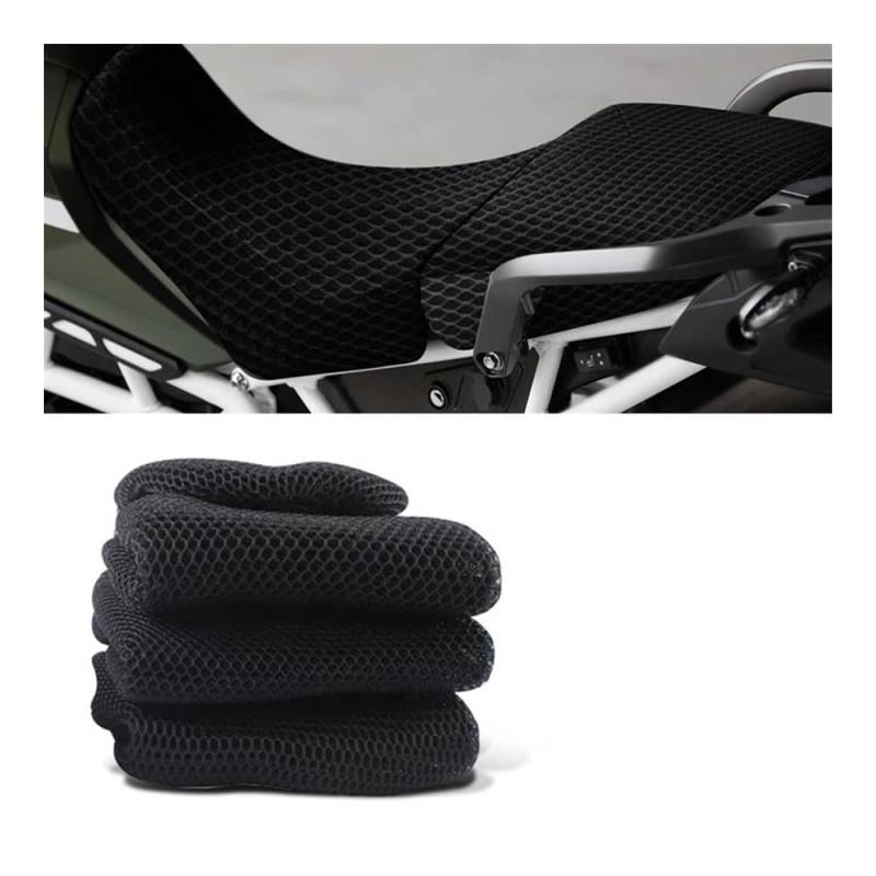 YULEGUDI Stoff Sattel Sitzbezug Für Tiger 900 GT PRO Rally Für TIGER900 Für Tiger 900 2020 - Sitzkissenbezug Netz 3D Mesh Protector Isolierung Kissenbezug von YULEGUDI
